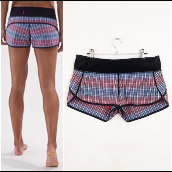 Rare lululemon shorts rad plaid 🦄
